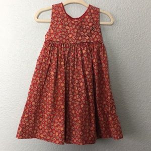 Strasburg gingerbread man sleeveless cotton dress